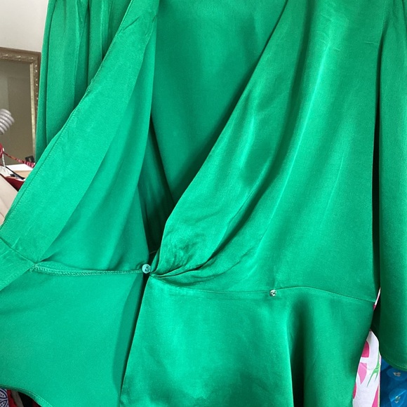 Zara women’s wrap 100% viscose blouse top! Size M - Picture 15 of 15